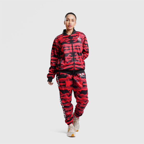 WB Red camouflage tracksuit For Women