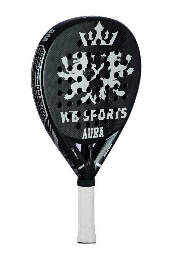 WB Aura Padel Racket - 3K Carbon Fiber Paddle Tennis – WB Sports