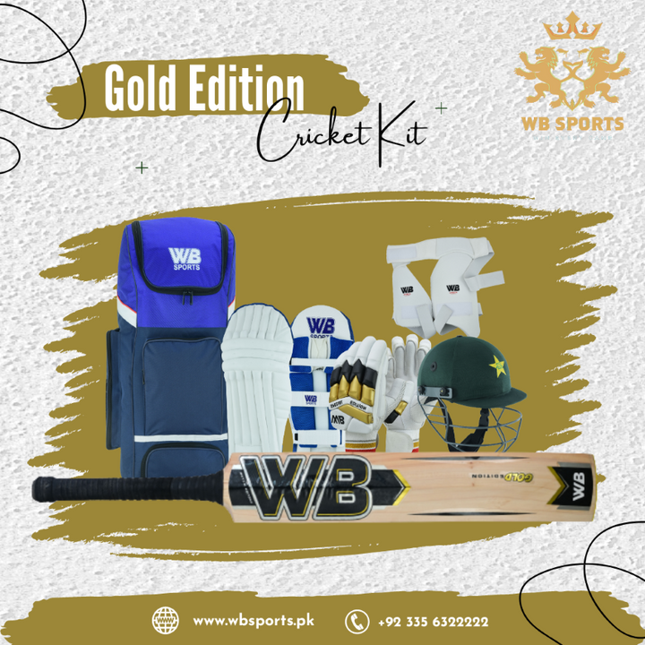 Wb Gold WB Gold edition Cricket Kit – WB Sports