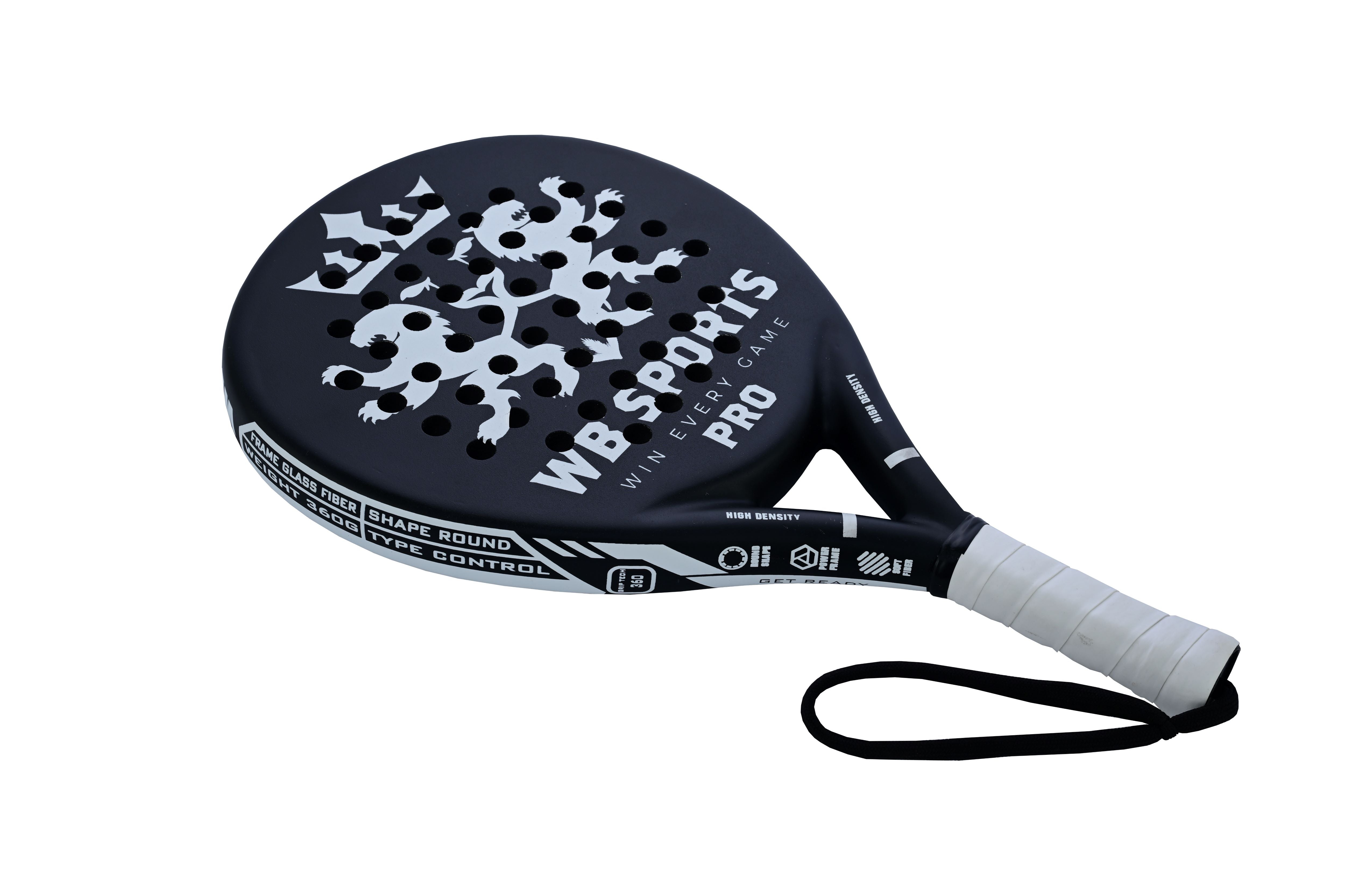 Pro Padel Rackets WB Pro Padel Racket - Glass Fiber Paddle Tennis – WB Sports