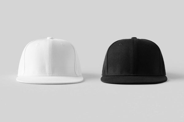 WBH003 - White Snapback and Black