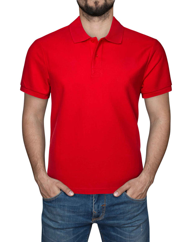 WBP2005-A - Red Men Polo shirt