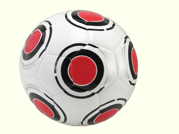 WBS0007 - White and red Soccer Ball