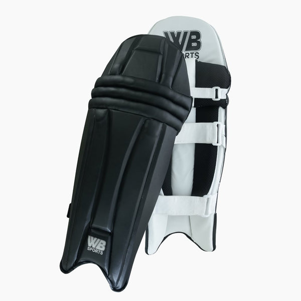 WB Black Cricket Batting Pads